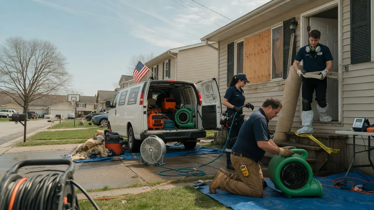 Water Damage Restoration in Hesperia, MI near me